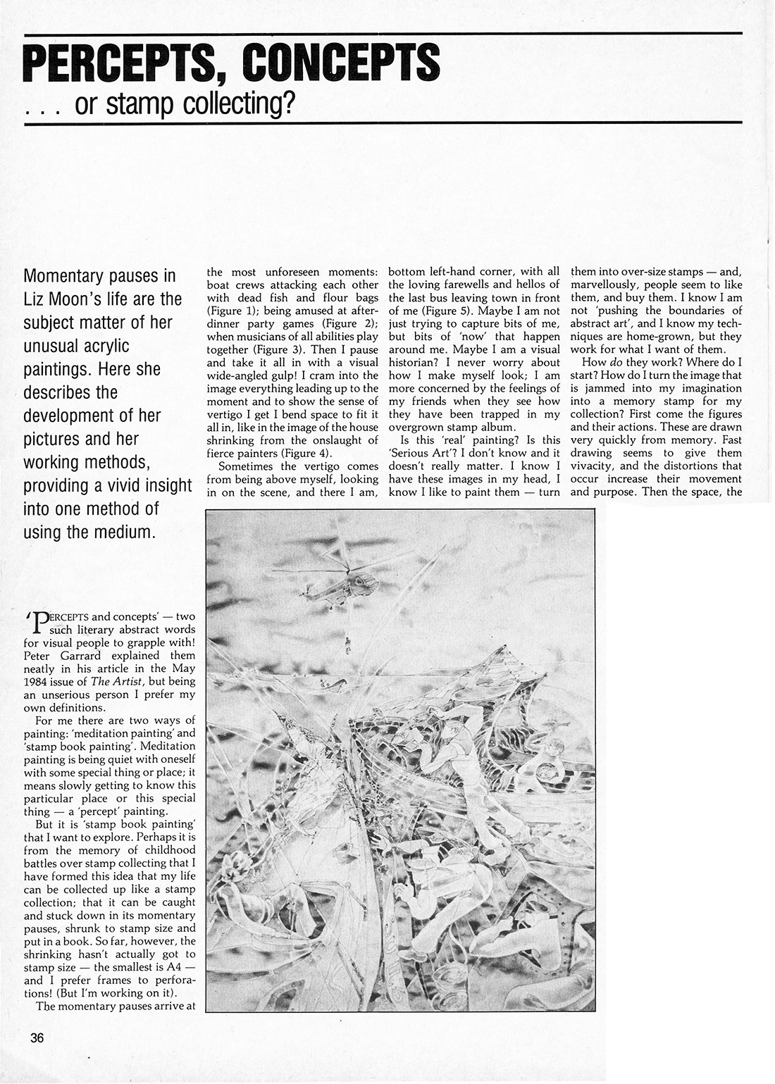 Liz Moon | Article 1 The Artist 1987 p36