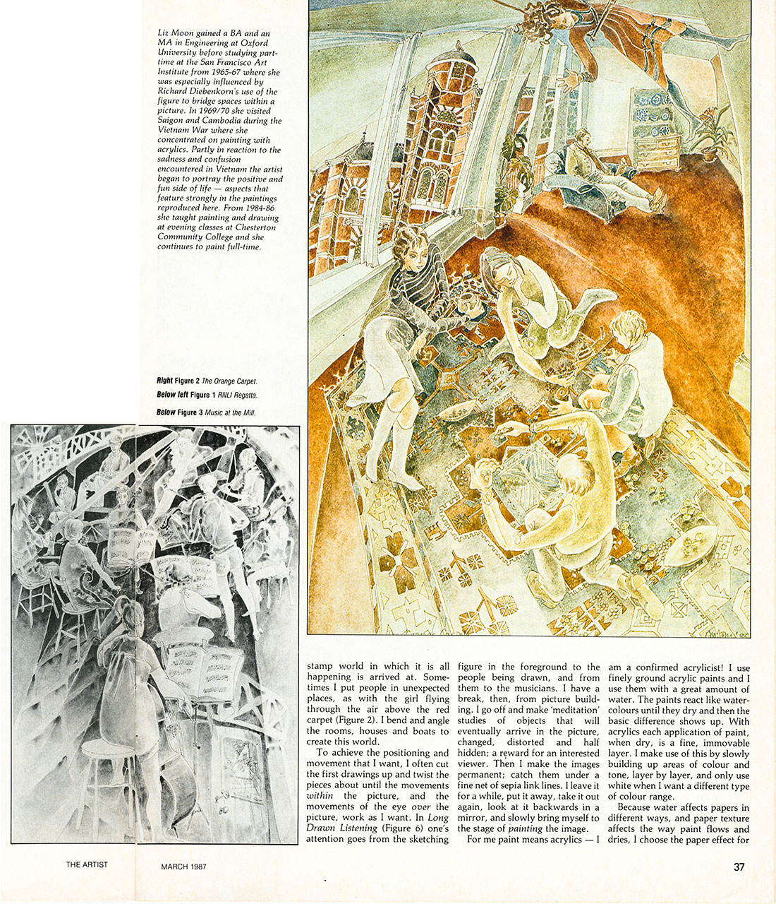 Liz Moon | Article 2 The Artist 1987 p37